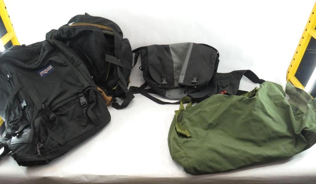 (5) Travel Bags: Backpack, Duffle Bag, Bike Bag, Etc