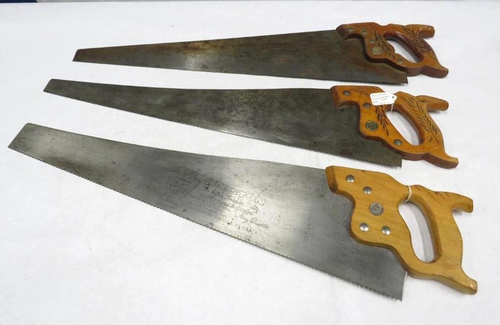 (3) Disston Crosscut Saws (1 of 9)
