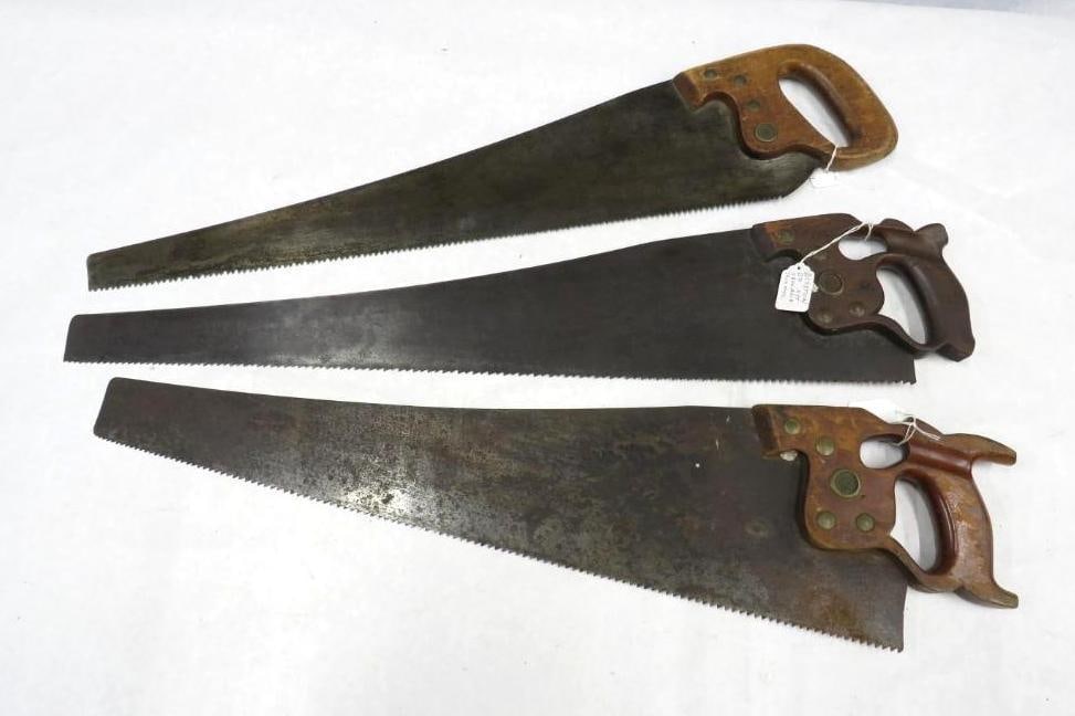 (3) Disston Rip Saws (1 of 6)