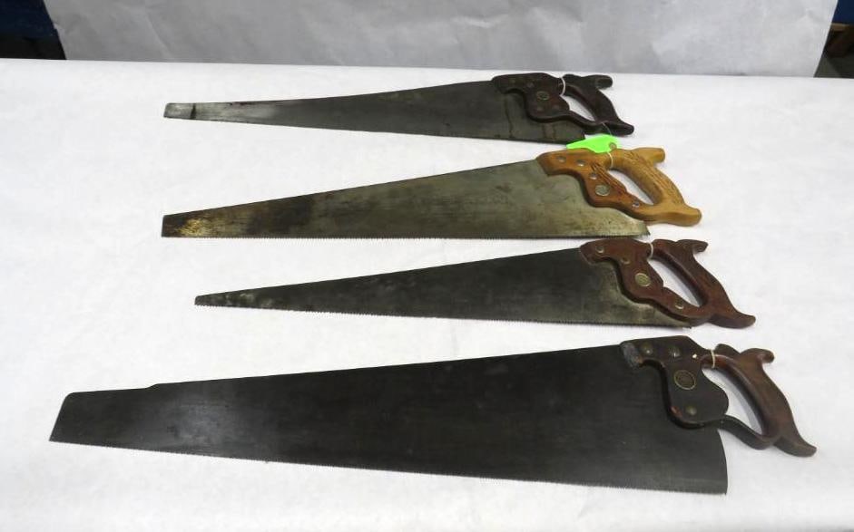 (4) Disston Crosscut Saws (1 of 9)