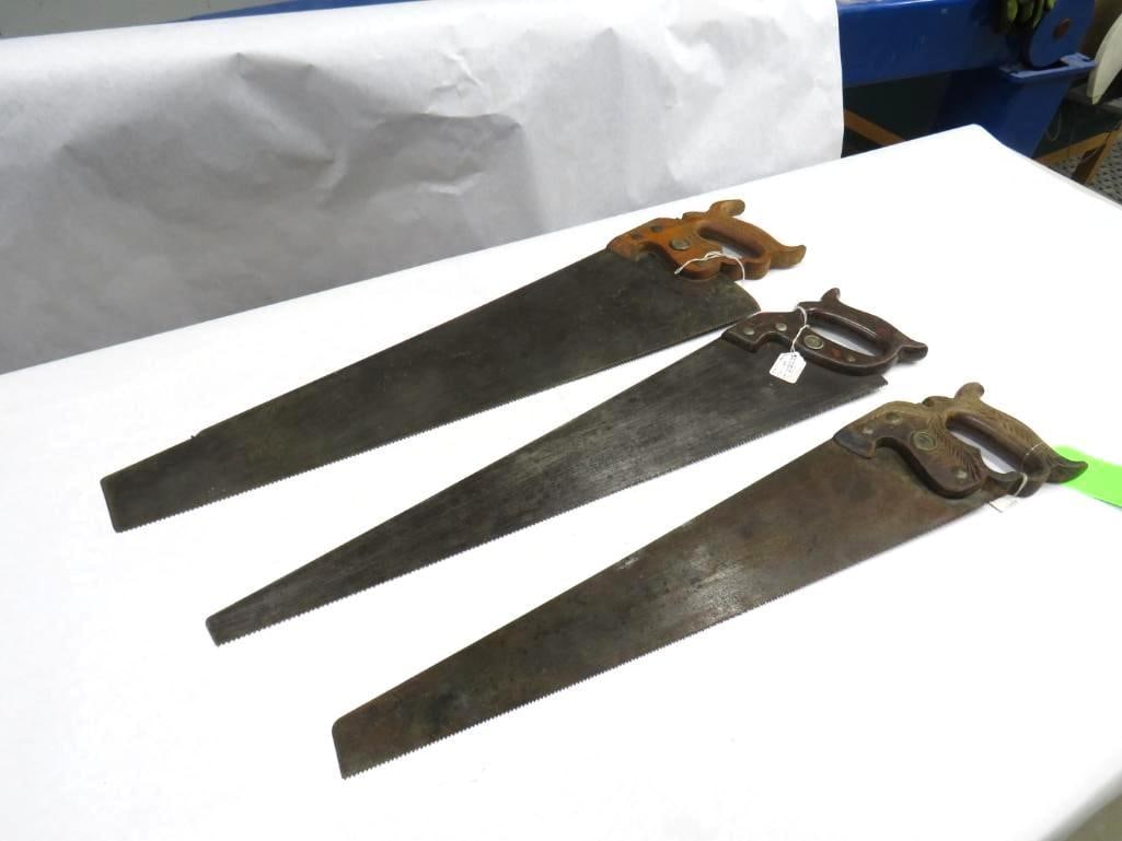 (3) Disston Crosscut Saws (1 of 6)