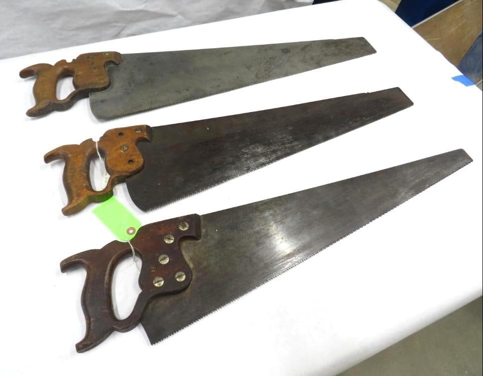 (3) Disston Crosscut Saws (1 of 6)