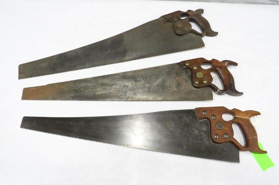 (3) Disston Hand Saws (1 of 11)