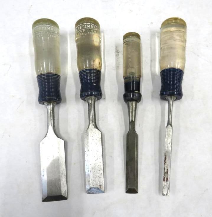 (4) Asst. Craftsman Wood Chisels (1 of 5)