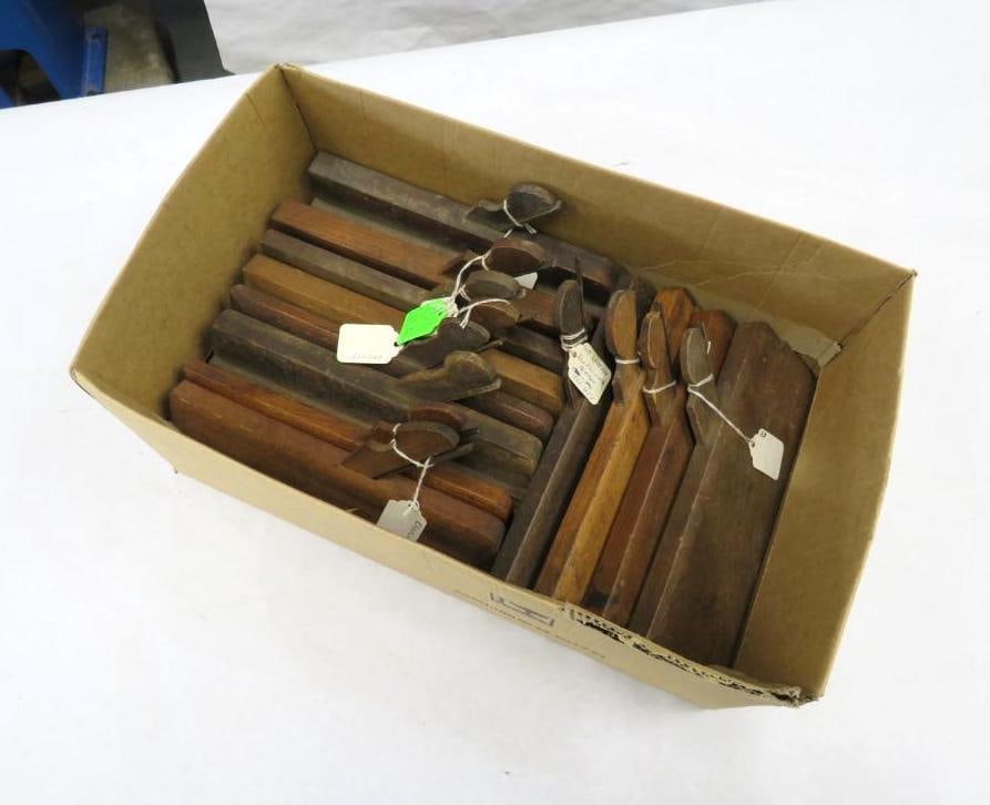 (12) Asst. Wood Molding Planes: incl. Kellogg, Sargent, Chaplin and others