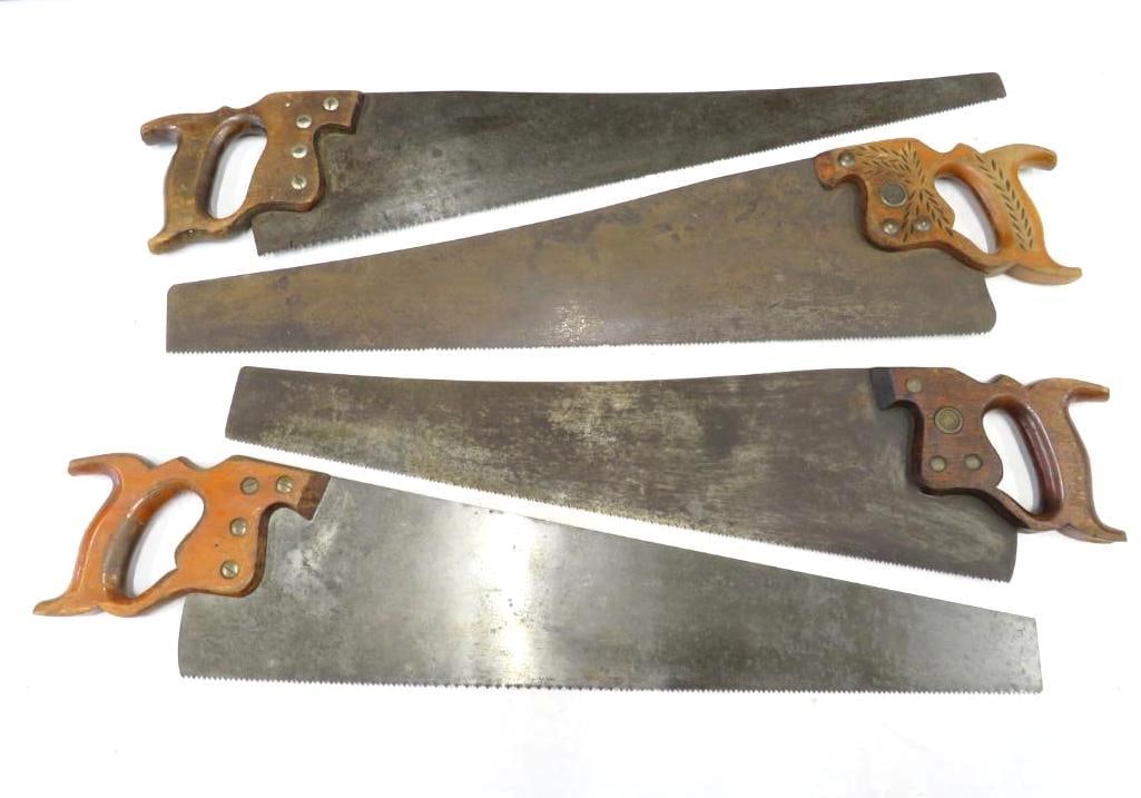 (4) Asst. Cross Cut Saws (1 of 10)