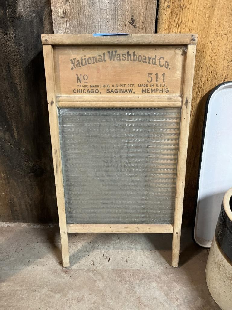 Glass National Washboard:  