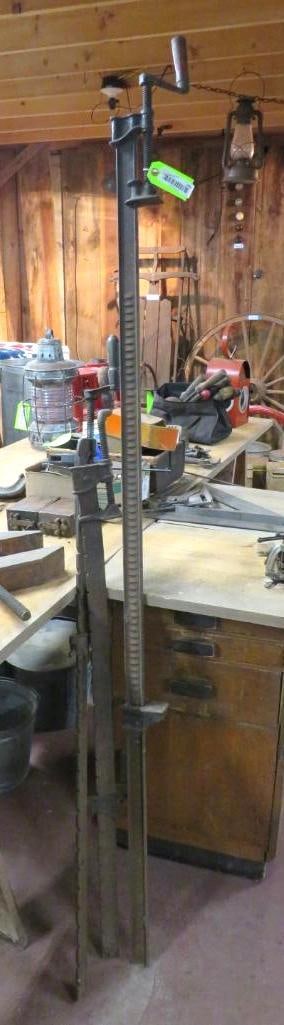 (3) Iron Bar Clamps (1 of 2)