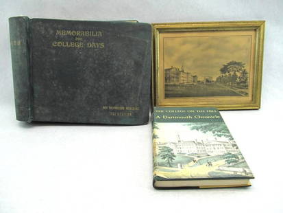 1906 Dartmouth Scrapbook: incl. print & book 
