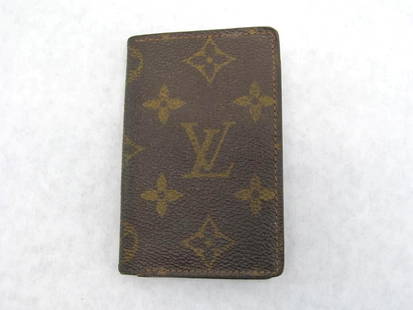 Louis Vuitton Card Case: Stamped Louis Vuitton Paris Made in France 