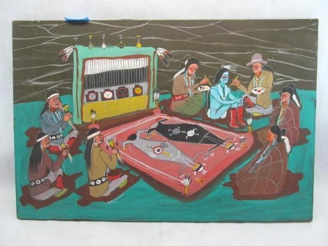 Native American O/C sgnd A.Tsinnajinnie (1 of 6)