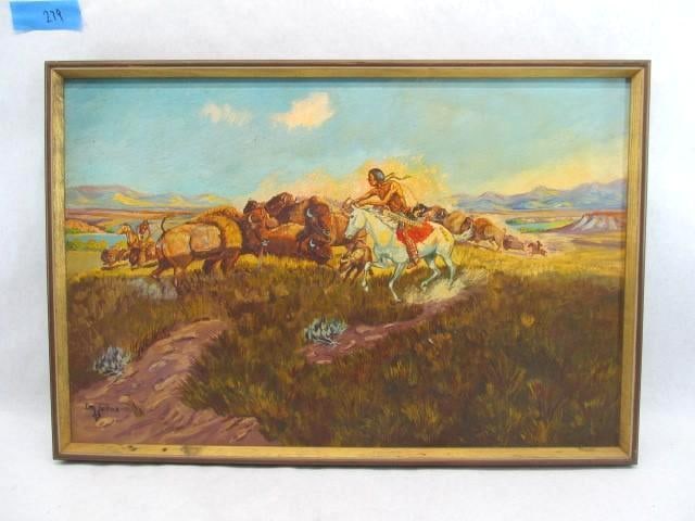 Native American O/C sgnd Dan Taulbee (1 of 6)