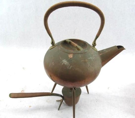 Austrian Handmade Copper Kettle w/ Burner (1 of 6)