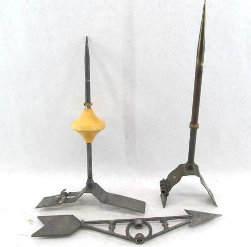 (2) Copper Lightning Rods (1 of 4)