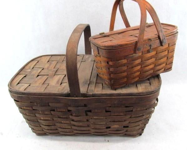 (2) Picnic Baskets:  