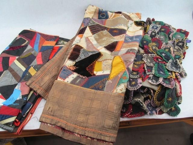 (2) Crazy Quilts & a Penny Rug (1 of 9)