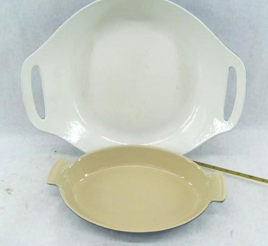 (2) Enameled Cast Iron Pans (1 of 10)