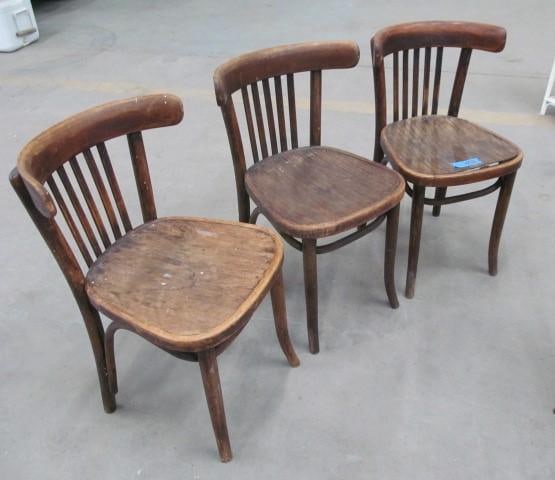 (3) Ice Cream Parlor Chairs: Canadian