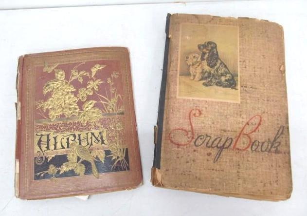 Antique Scrapbook & Trade Card Album (1 of 8)