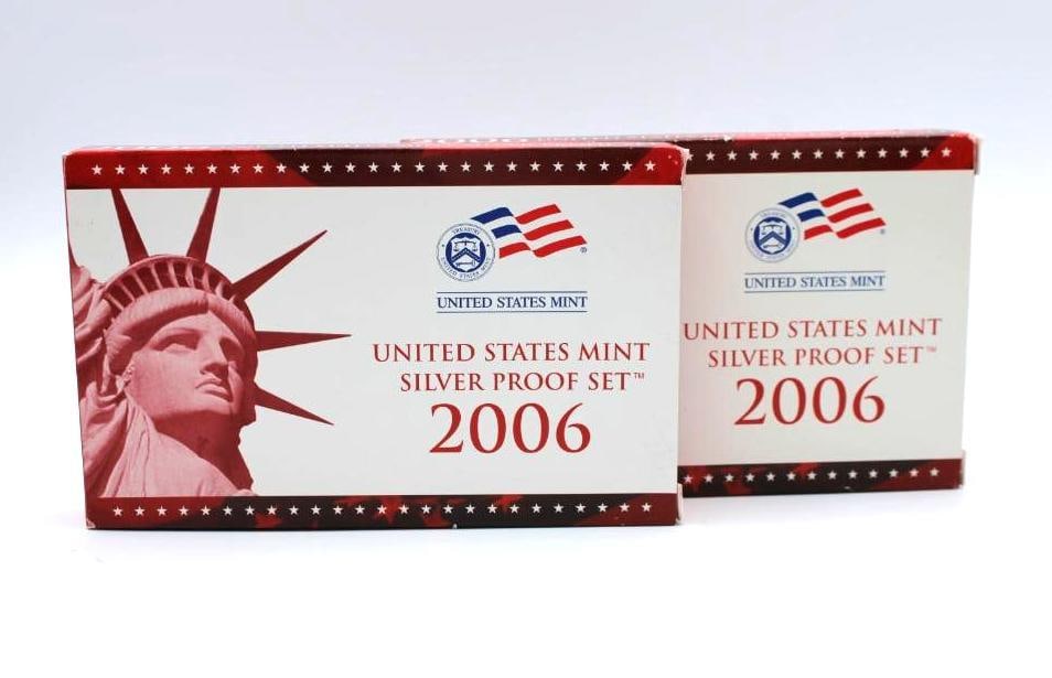 (2) 2006 U.S. Silver Proof Sets (1 of 20)