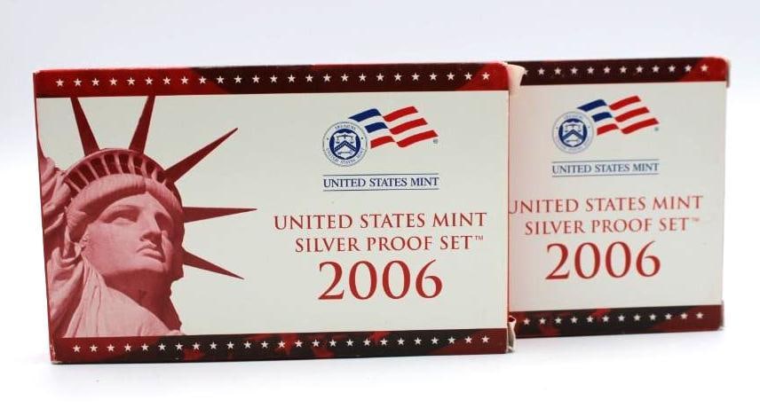 (2) 2006 U.S. Silver Proof Sets (1 of 18)