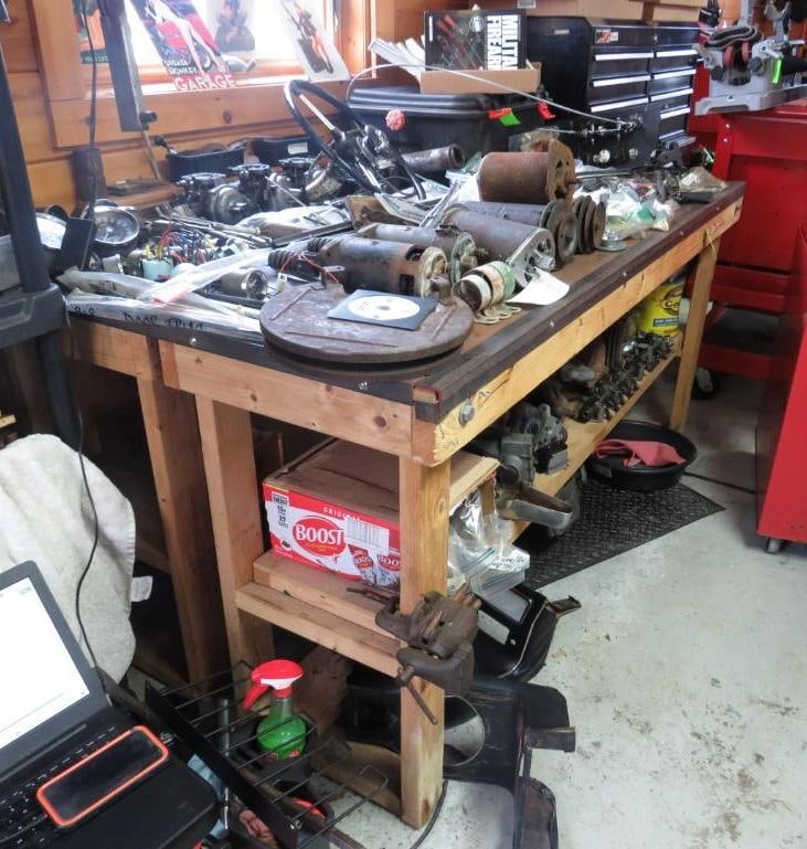 Shop Made Metal Skinned Wood Work Bench (1 of 8)