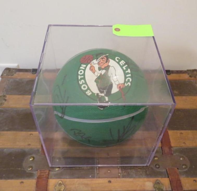 06-07' Autographed Celtics Basketball: , Location: basement