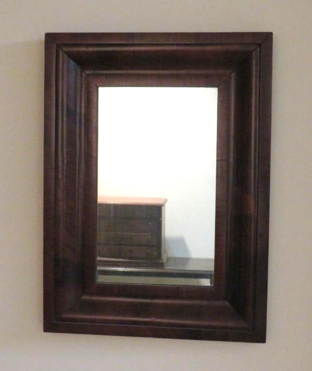 Ogee Mirror: 25 1/4"x18 3/4", Location: basement