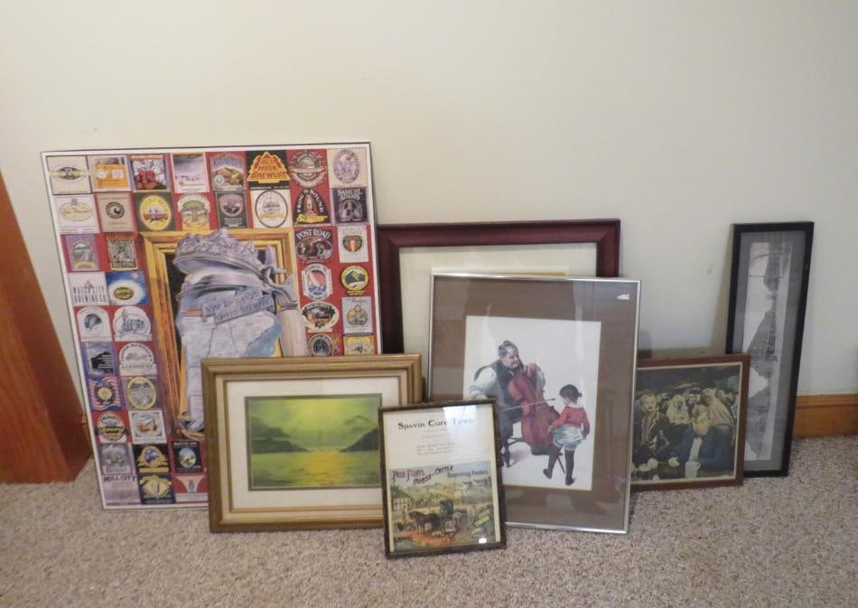 (7pcs.) Pieces of Framed Art (1 of 8)