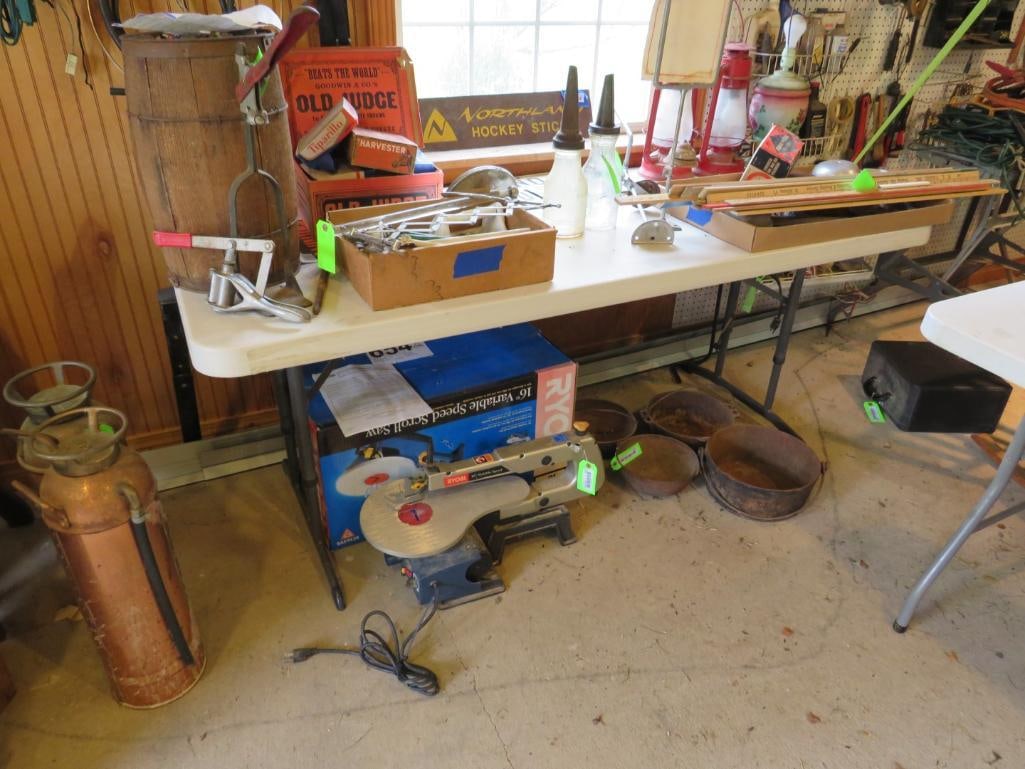 (3) 6' Poly Folding Tables (1) 4' Poly Folding Table (1 of 7)