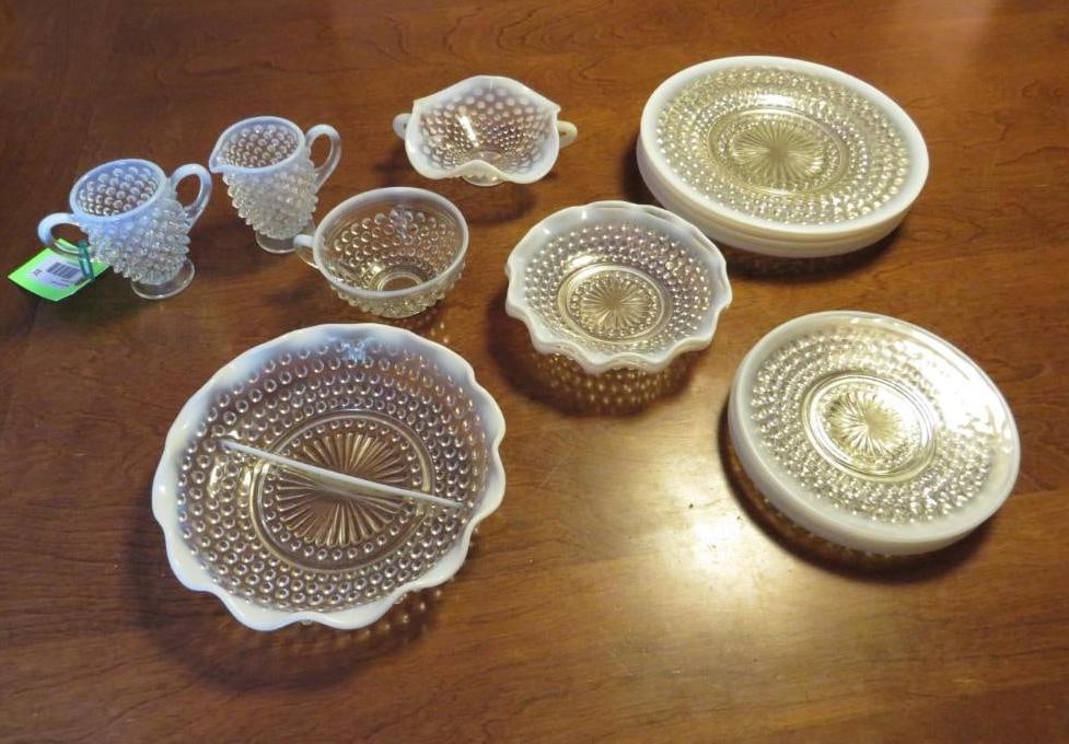 Hobnail Asst. Glassware Set (1 of 11)