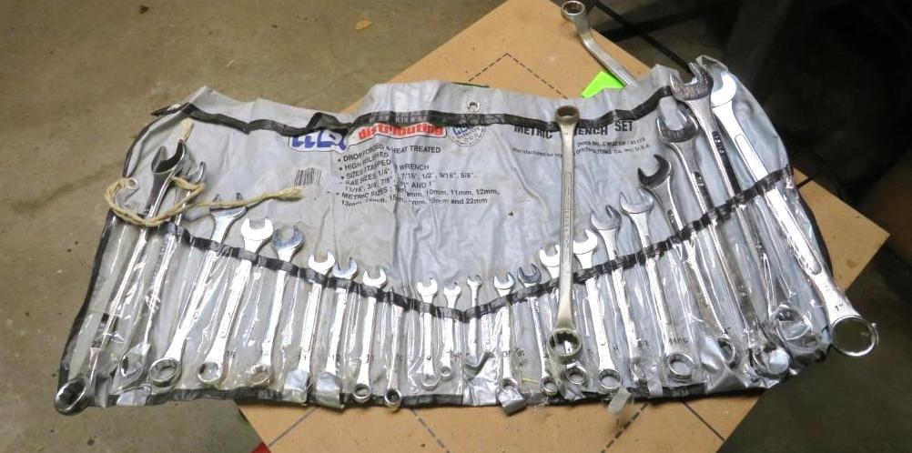 (22) Piece Metric & SAE Combo Wrench Set (1 of 7)