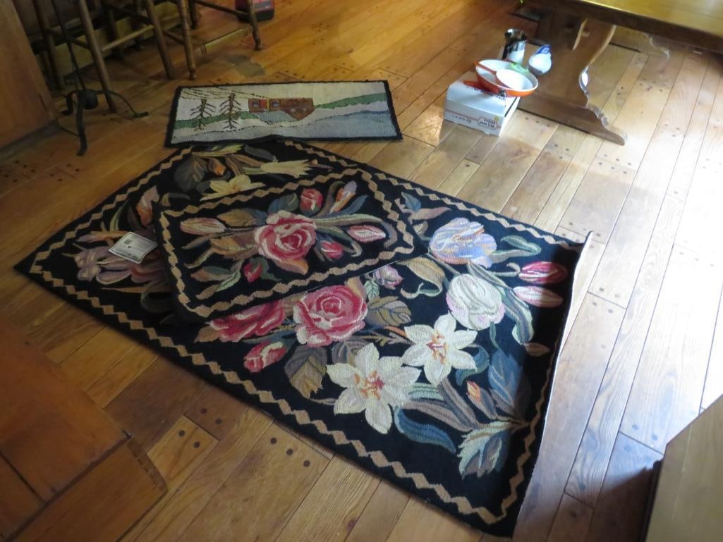 (3) Hooked Rugs (1 of 7)