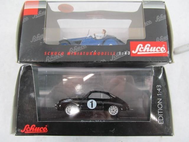 (2) Schuco Sports Cars, BMW 315/1 & Porsche 356A: 1:43 Scale; Art No 02322 & 903017