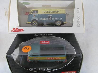 (2) Schuco Volkswagen Van & Truck: 45 029 0700 & 02598 