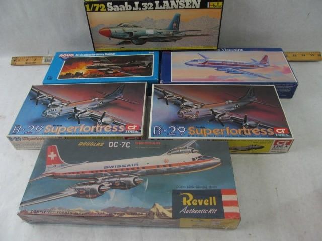 (6) Vintage Plastic Model Kits (1 of 3)