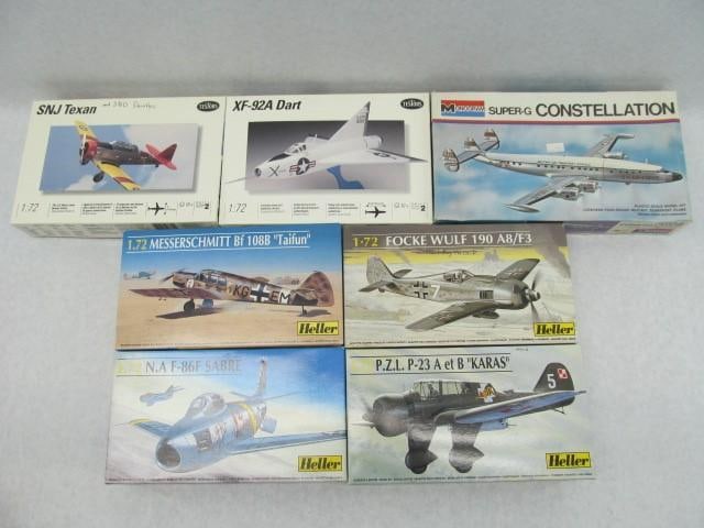 (7) Military Jet & Plane Model Kits (1 of 4)