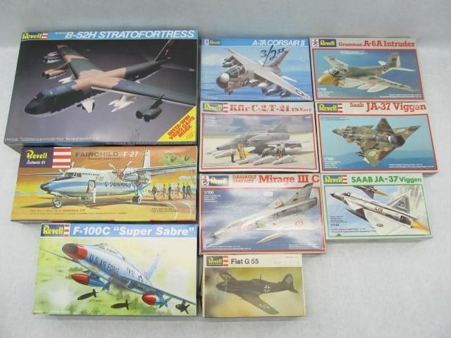 (10) Revell Military Aircraft Model Kits (1 of 4)