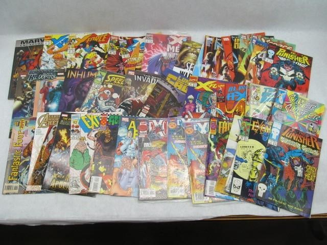 (40) Asst. Marvel Comics: The Punisher, Silver Surfer