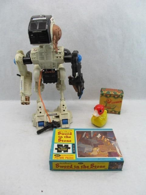 G.I. Joe Armorbot, Vintage Toy & Sealed Puzzle: G.I. Joe Armorbot, Vintage Toy & Sealed Puzzle