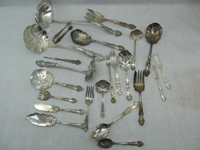 (23pcs.) ancy Silverplate Flatware (1 of 5)