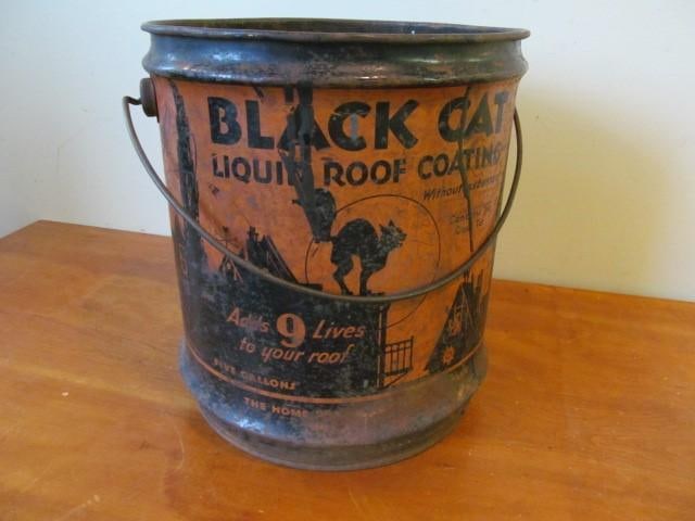 Black Cat Liquid Roof Coating 5Gal. Bucket: empty