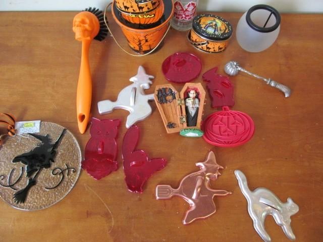 Halloween Tin, Cookie Cutters, Candle Snuffer, Etc. (1 of 20)