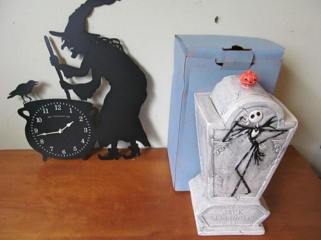 Glow in the Dark Witch Clock & Disney Cookie Jar (1 of 6)