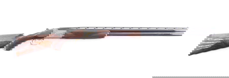 Browning Citori Gold Sporting HP Over/Under Shotgun: s.n. 2207NP131, 12 Ga., 30" ported ventilated rib barrels, 2.75" chambers, (6) assorted choke tubes &amp; a wrench and (3) gold plated trigger shoes. Features engraved and gold inlaid frame, single se
