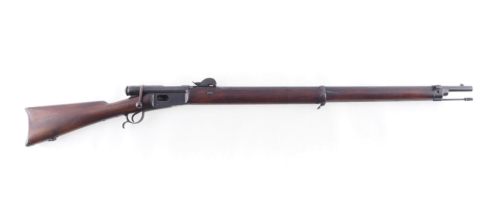Swiss Vetterli M78 Bolt Action Rifle: s.n. 172056, 10.4x42R, in excellent un-molested condition. Appears to be a matching numbers rifle. If you want one, this is the one you want. Antique