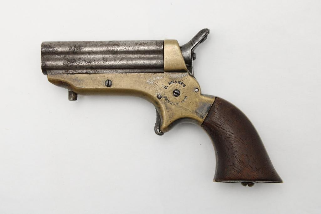 Antique Sharps Four Shot Pepperbox Derringer (1 of 9)