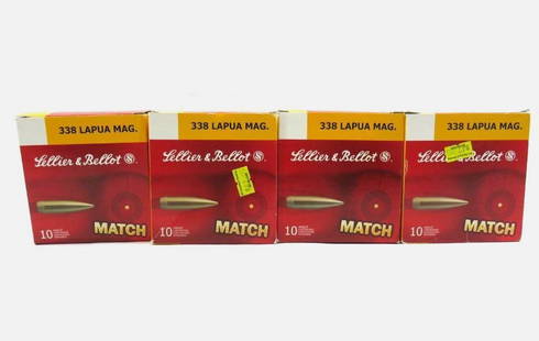 (39) Sellier & Bellot .338 Lapua Magnum Cartridges: (39) Sellier & Bellot .338 Lapua Magnum Cartridges 