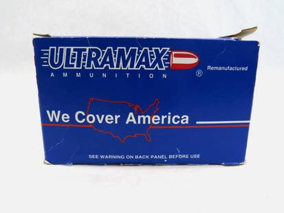 (250)+/- Ultramax 9mm Luger Cartridges: 125 Gr. 