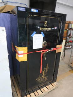 Browning Gun Safe: 42.75" w x 25.25" d (not including the handle) x 72.25" in height; combination available